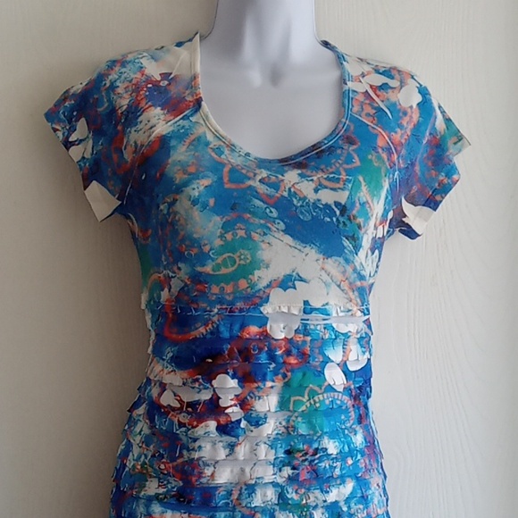 Cubism | Floral Print Frilled Dress - Picture 3 of 8